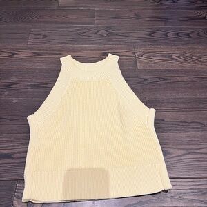 Wilfred Butter Yellow Knit Top